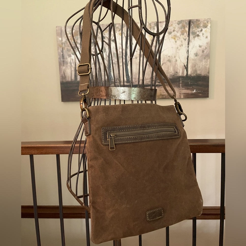 Cargoit Rugged Canvas Distressed Crossbody Bag